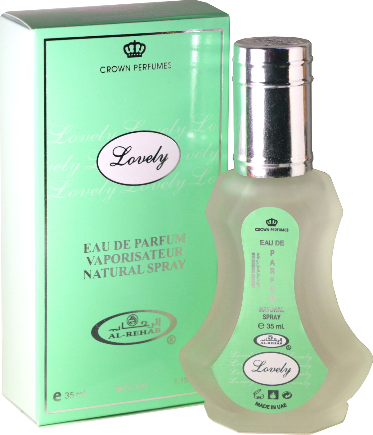 Al-Rehab Eau De Perfume LOVELY (Арабская парфюмерная вода ЛАВЛИ (женская), Аль-Рехаб), СПРЕЙ, 35 мл.