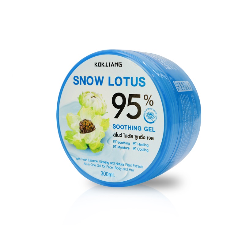 SNOW LOTUS 95% Soothing Gel, Kokliang (Успокаивающий гель СНЕЖНЫЙ ЛОТОС 95%, Коклианг), 300 мл.