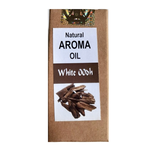 Natural Aroma Oil WHITE OODH, Shri Chakra (Натуральное ароматическое масло БЕЛЫЙ ОУД, Шри Чакра), 10 мл.