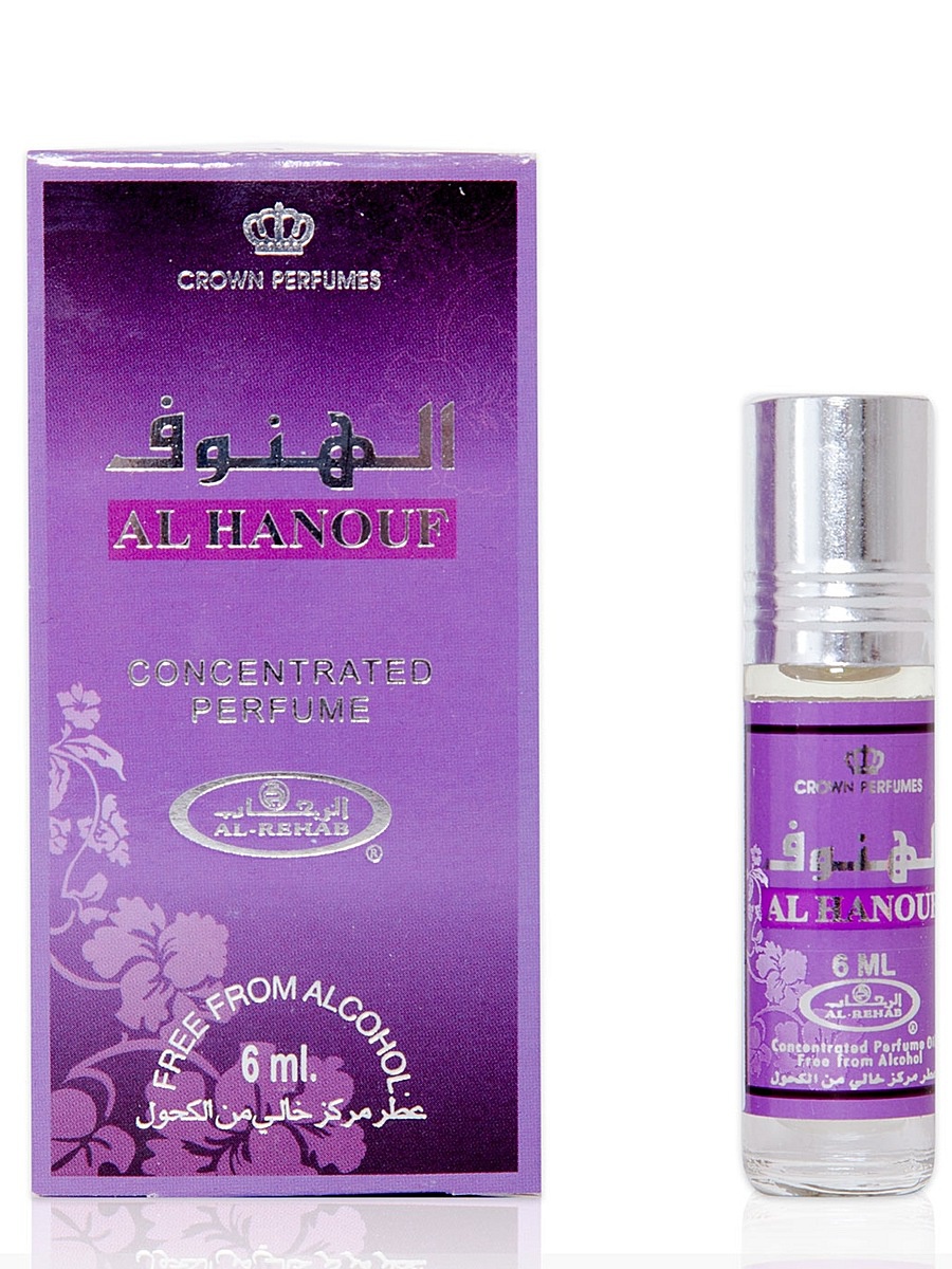 Al-Rehab Concentrated Perfume AL HANOUF (Масляные арабские духи АЛЬ ХАНУФ Аль-Рехаб), 6 мл.