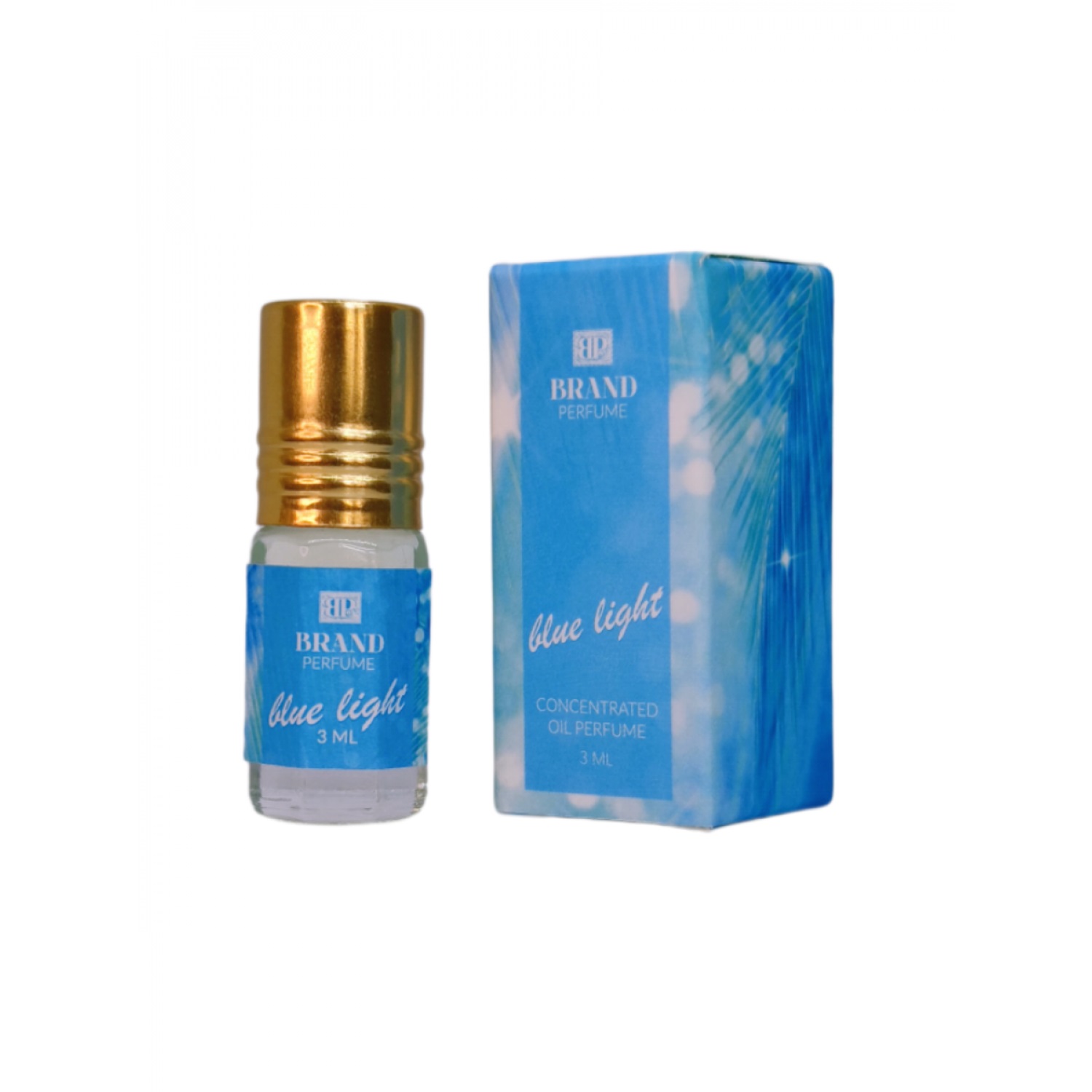 BLUE LIGHT Concentrated Oil Perfume, Brand Perfume (БЛЮ ЛАЙТ Концентрированные масляные духи), ролик, 3 мл.