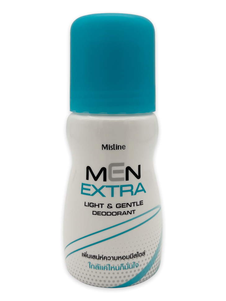 MEN EXTRA Light & Gentle Deodorant, Mistine (ЛЕГКИЙ И НЕЖНЫЙ дезодорант роликовый для мужчин), 35 мл.