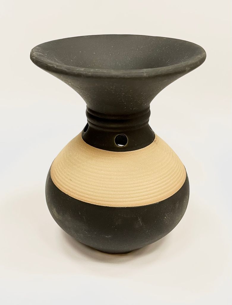 Аромалампа СОСУД (керамика, разные цвета, 11,5 см.), 1 шт.