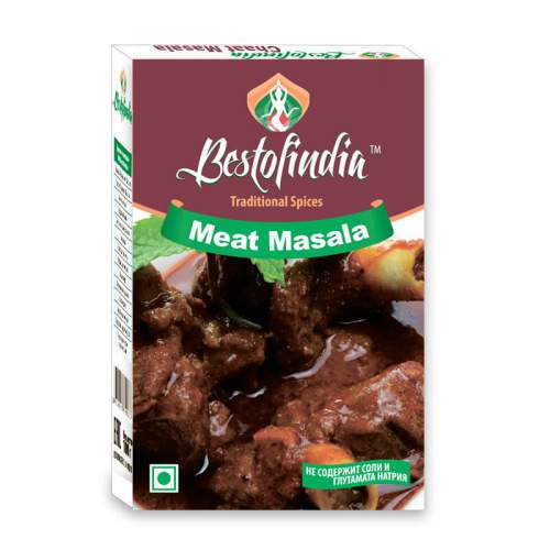 MEAT MASALA Bestofindia (Смесь специй для Мяса Мит Масала, Бестофиндия), 100 г.