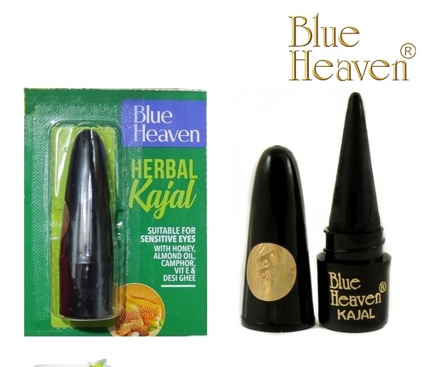 HERBAL KAJAL, suitable for sensitive eyes, Blue Heaven (ХЕРБАЛ КАДЖАЛ, подходит для чувствительных глаз, Блю Хэвен), 2 г.
