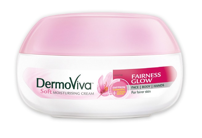 DermoViva FAIRNESS GLOW Soft Moisturising Cream, Dabur (ДермоВива ОСВЕТЛЯЮЩИЙ Мягкий увлажняющий крем для лица, тела и рук, Дабур), 140 мл.