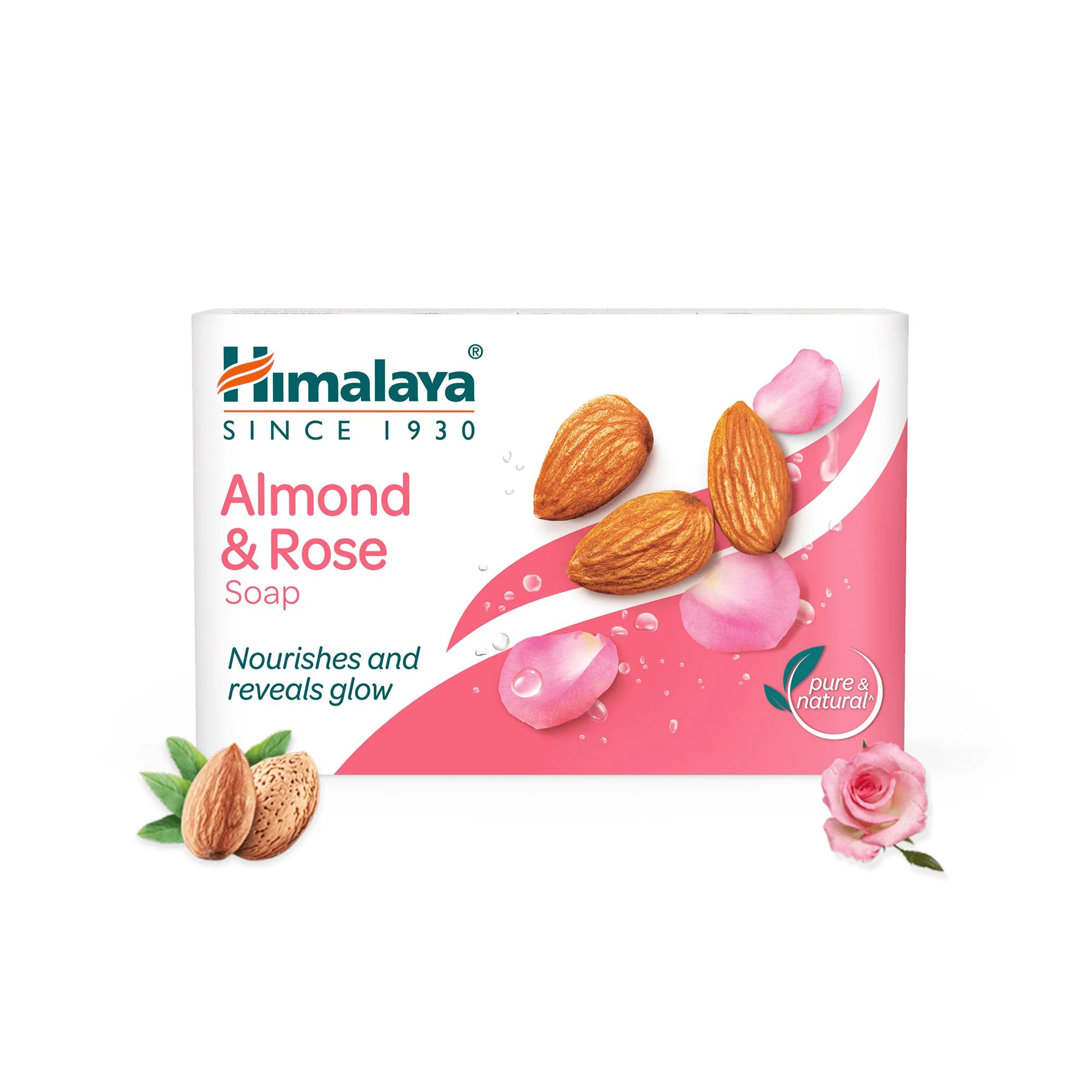 ALMOND & ROSE Soap, Himalaya (МИНДАЛЬ и РОЗА мыло, увлажняет и питает кожу, Хималая), 125 г.