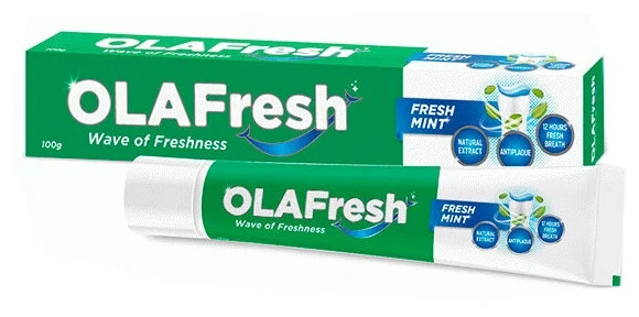 OLAFresh FRESH MINT (СВЕЖАЯ МЯТА зубная паста, ОЛАФреш), 100 г.