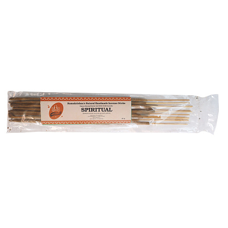 SPIRITUAL Ramakrishna's Natural Handmade Incense Sticks (ДУХОВНЫЕ натуральные благовония ручной работы, Рамакришна), 20 г.