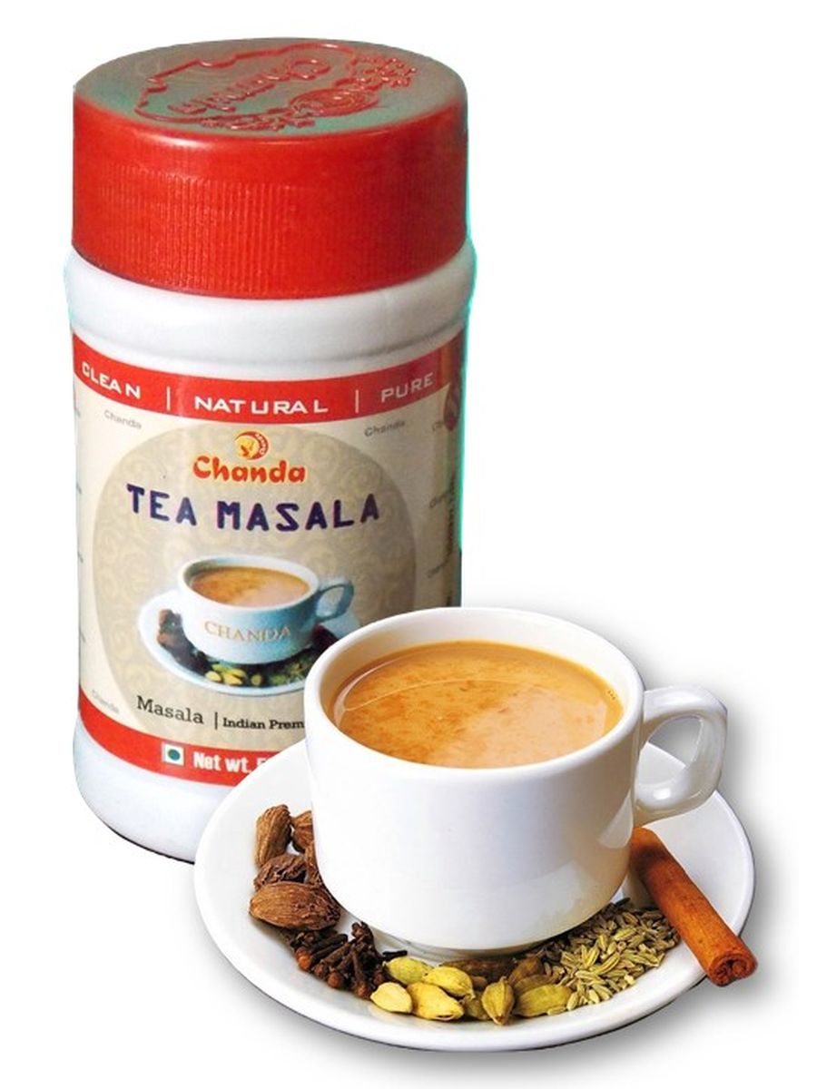 TEA MASALA, Chanda (ТИ МАСАЛА Смесь специй для чая, Чанда), 50 г. + 10 г.