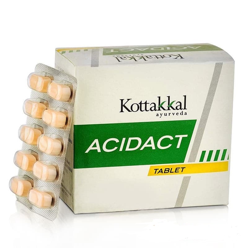 ACIDACT Tablet, Kottakkal Ayurveda (АЦИДАКТ при гастрите, Коттаккал Аюрведа), 100 таб.