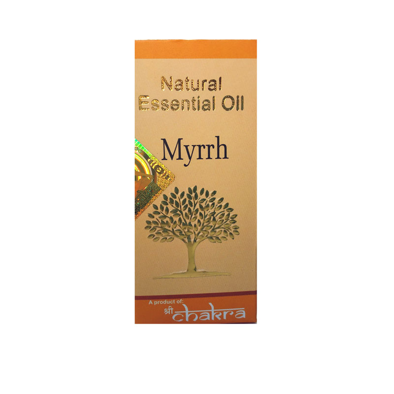 Natural Essential Oil MYRRH, Shri Chakra (Натуральное эфирное масло МИРРА, Шри Чакра), 10 мл.