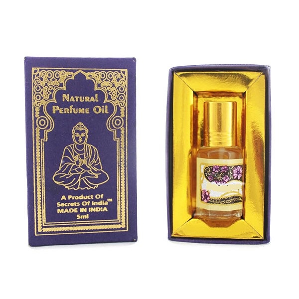 Natural Perfume Oil WHITE MUSK, Box, Secrets of India (Натуральное парфюмерное масло БЕЛЫЙ МУСКУС, коробка), 5 мл.