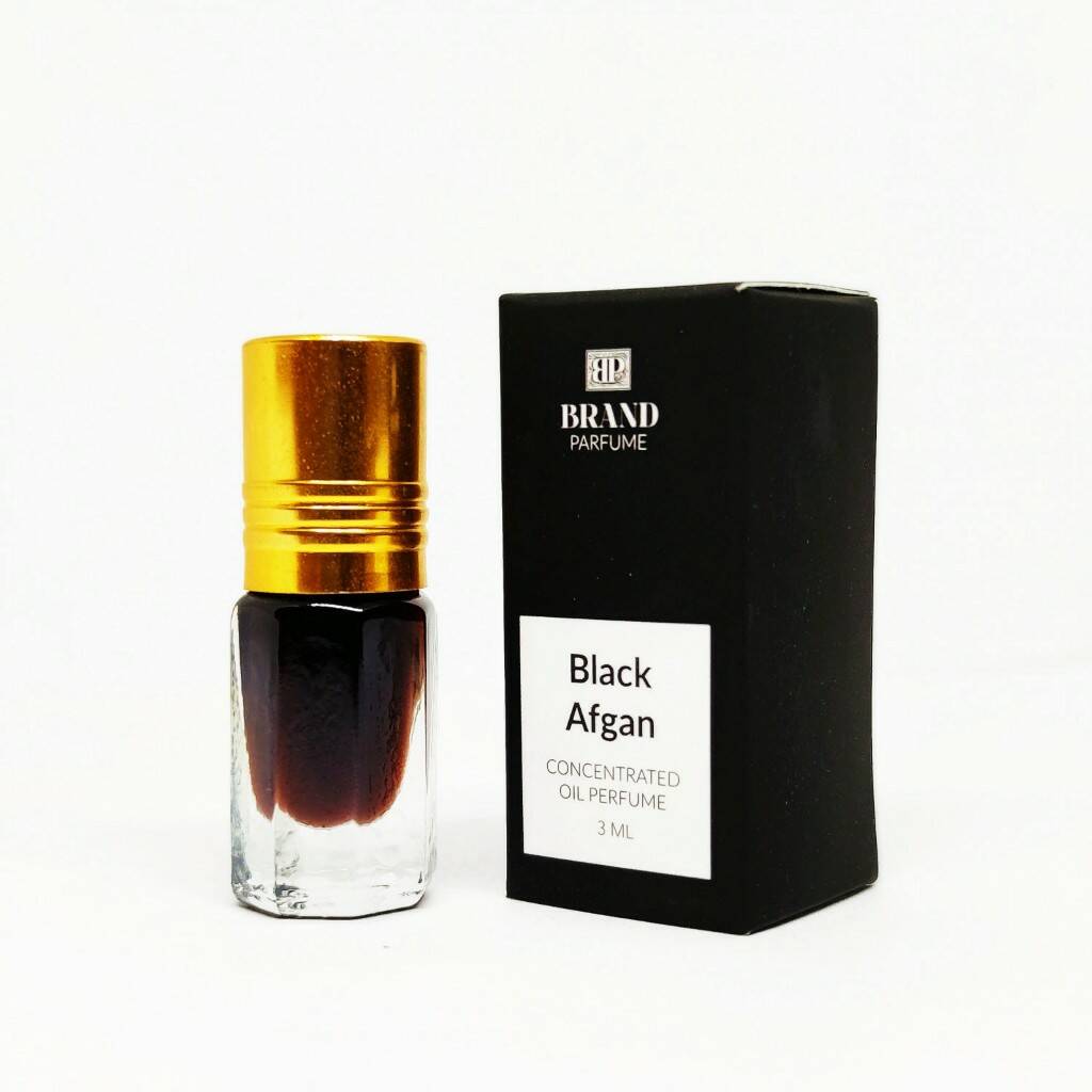 BLACK AFGAN Concentrated Oil Perfume, Brand Perfume (БЛЭК АФГАН Концентрированные масляные духи), ролик, 3 мл.