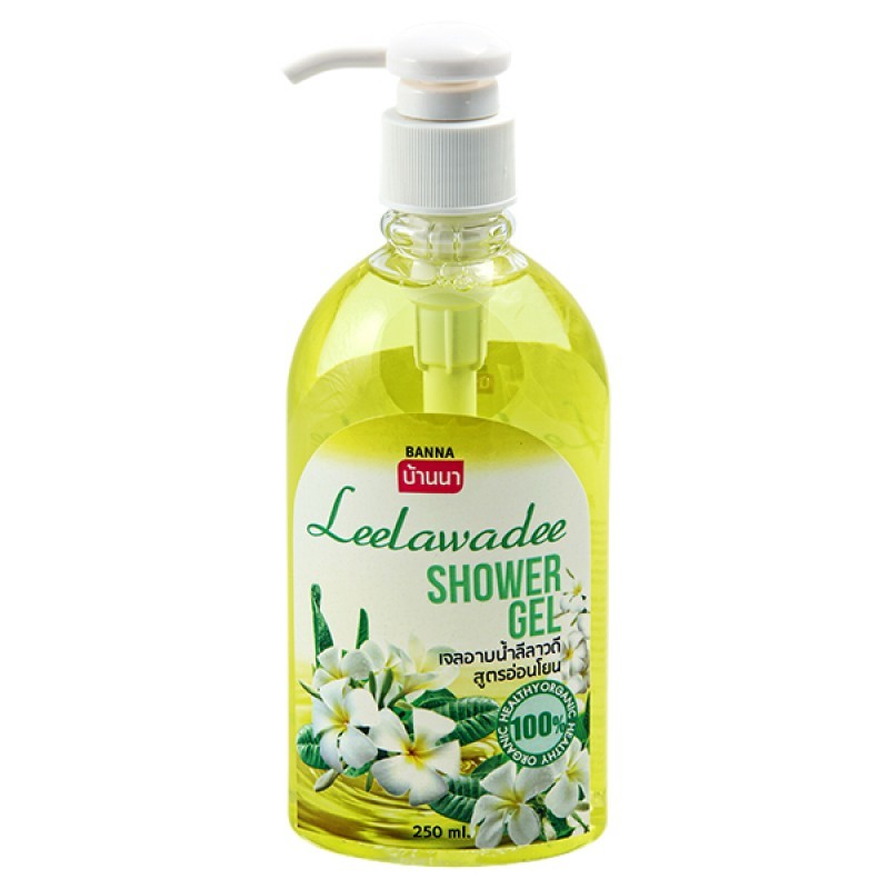 LEELAWADEE Shower gel, Banna (ЛИЛАВАДИ гель для душа, Банна), с дозатором, 250 мл.