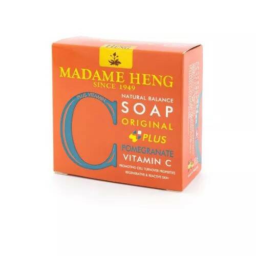 Natural Balance SOAP Original Plus POMEGRANATE VITAMIN C, Madame Heng (Мыло стимулирующее обен клеток С ШЕЛКОВИЦЕЙ И ВИТАМИНОМ С, Мадам Хенг), 150 г.