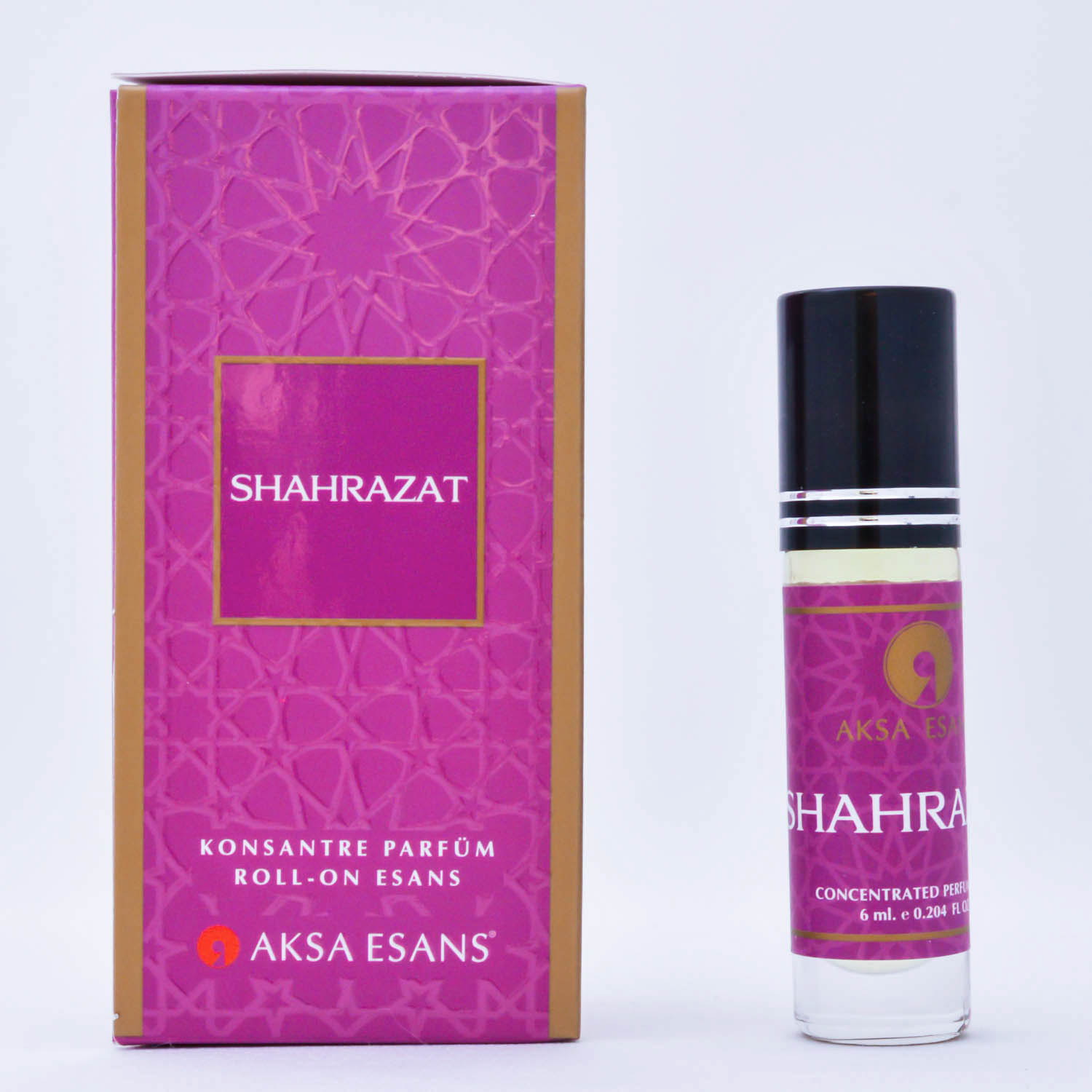 Concentrated Essential Oil SHAHRAZAT, Aksa Esans (Турецкие роликовые масляные духи ШАХРАЗАД, Акса Эсанс), 6 мл.