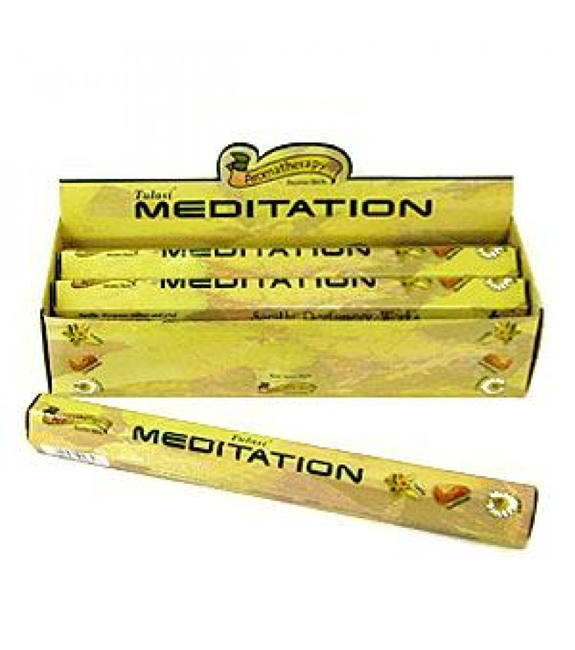Tulasi MEDITATION Aromatherapy Incense Sticks, Sarathi (Туласи благовония МЕДИТАЦИЯ, Саратхи), уп. 20 палочек.