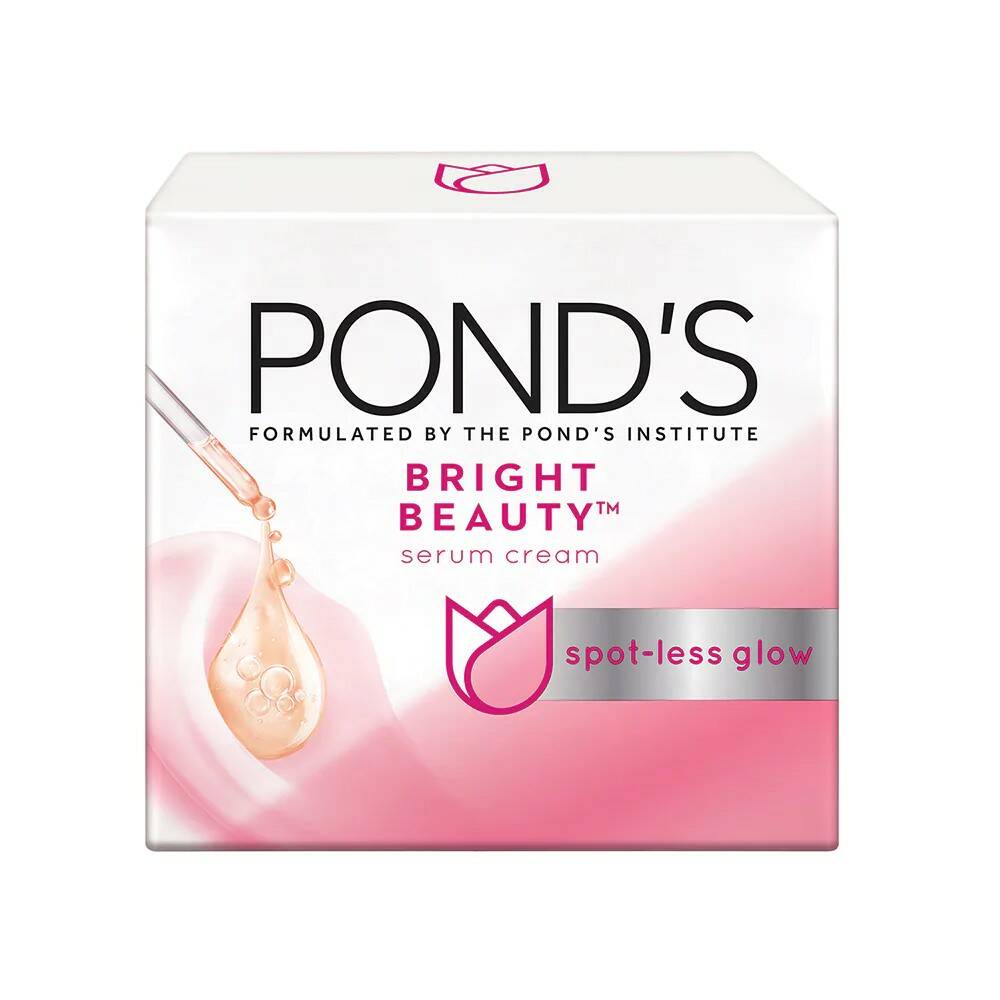 POND'S (WHITE) BRIGHT BEAUTY Spot-less glow, Serum Cream (ПОНД'С БРАЙТ БЬЮТИ, сывороточный крем против пятен для нормальной кожи), 15 г.