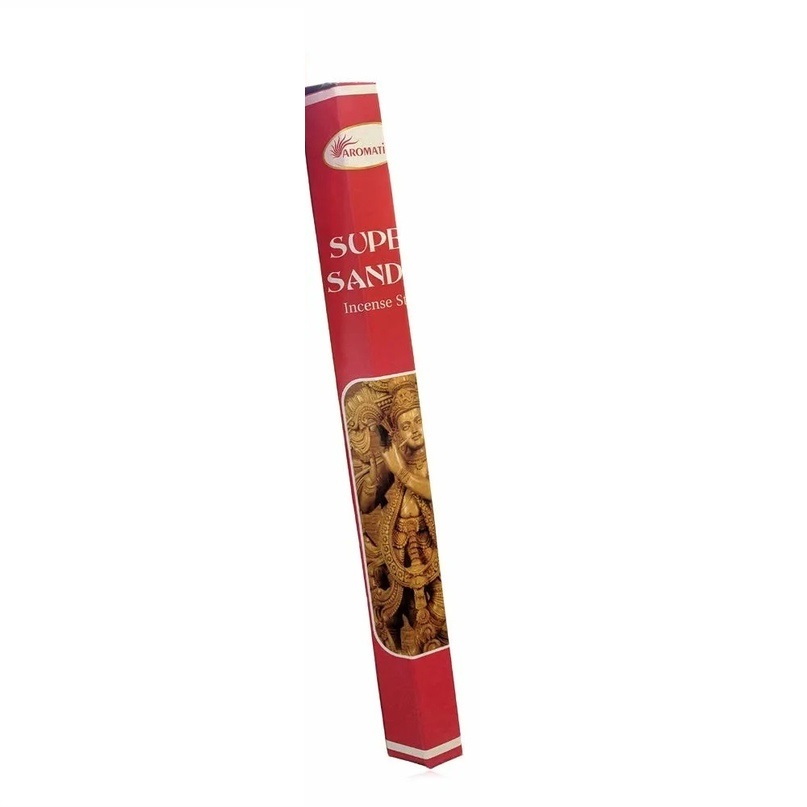 Aromatika SUPER SANDAL Incense Sticks (СУПЕР САНДАЛ ароматические палочки, Ароматика), шестигранник, 20 г.