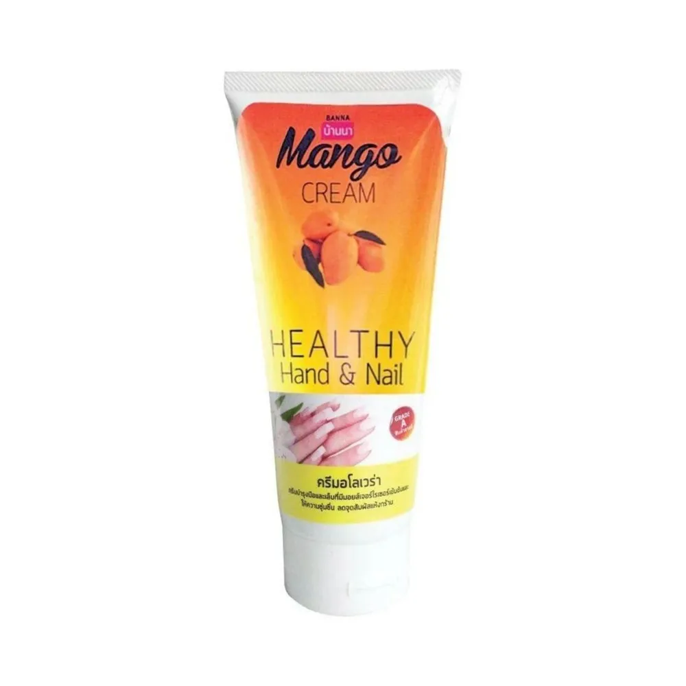 MANGO Cream Healthy Hand & Nail, Banna (МАНГО крем для рук и ногтей, Банна), 200 мл. - СРОК ГОДНОСТИ ДО 1 ОКТЯБРЯ 2024 ГОДА