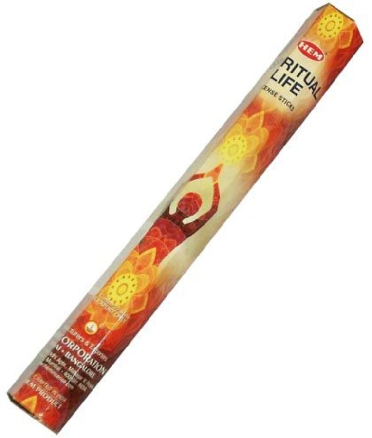Hem Incense Sticks SPIRITUAL LIFE (Благовония, ДУХОВНАЯ ЖИЗНЬ, Хем), уп. 20 палочек.