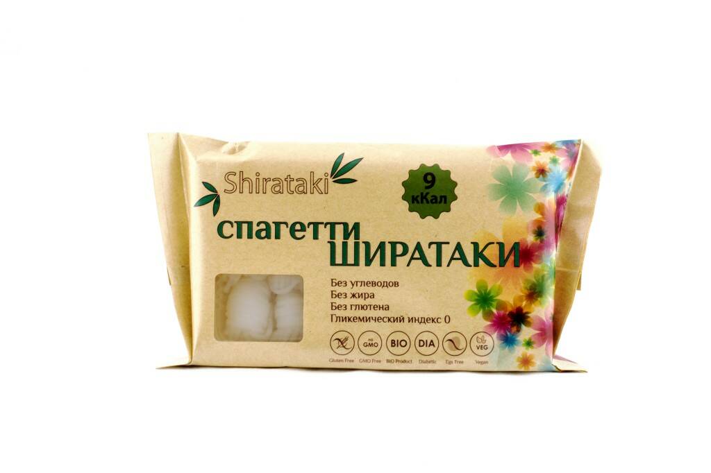 Спагетти ШИРАТАКИ - Здоровое питание и стройная фигура, Shirataki, 340 г.