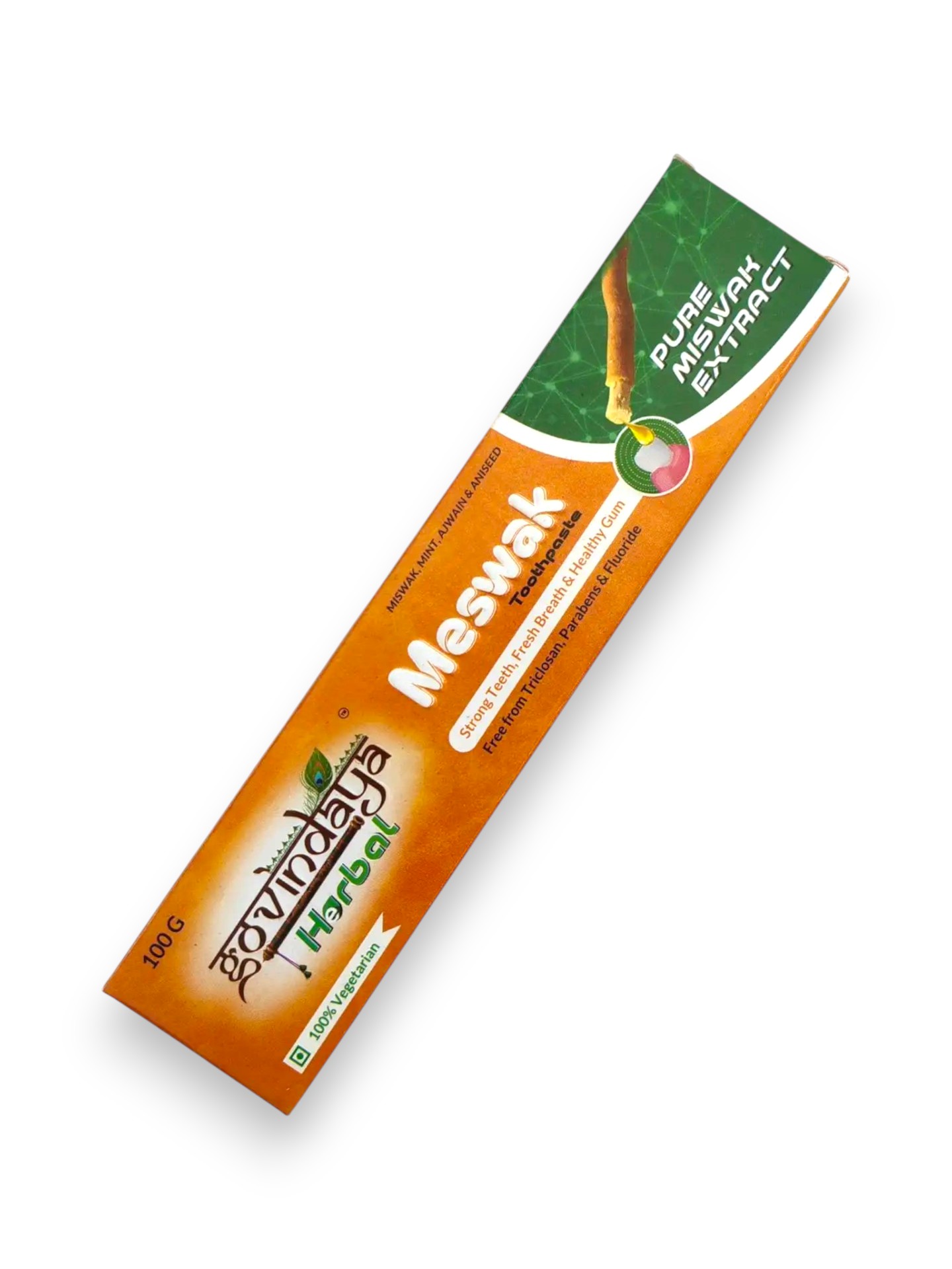 MESWAK Toothpaste, Govindaya (МЕСВАК зубная паста, Говиндая), 100 г.