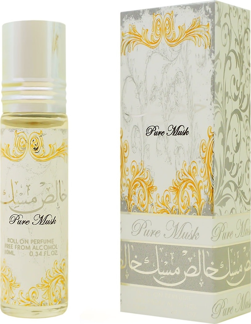 PURE MUSK Fragrance Perfume Oil, Ard Al Zaafaran Trading (Арабские масляные духи ЧИСТЫЙ МУСКУС, Ард Аль Заафаран), 10 мл.