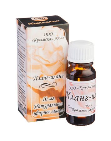 Натуральное эфирное масло ИЛАНГ-ИЛАНГ, Крымская роза, 10 мл.