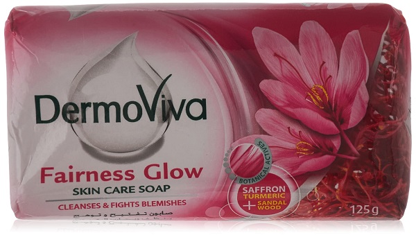 Dermo Viva FAIRNESS GLOW Skin Care Soap, Dabur (Дермо Вива ОСВЕТЛЯЮЩЕЕ Мыло, Дабур), 125 г.