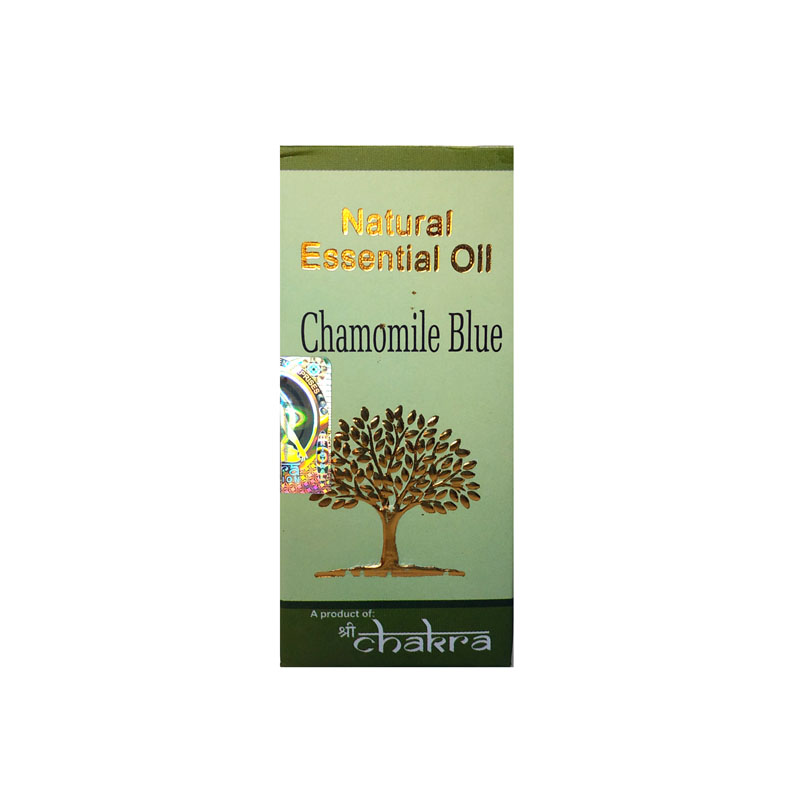 Natural Essential Oil CHAMOMILE BLUE, Shri Chakra (Натуральное эфирное масло РОМАШКА, Шри Чакра), 10 мл.