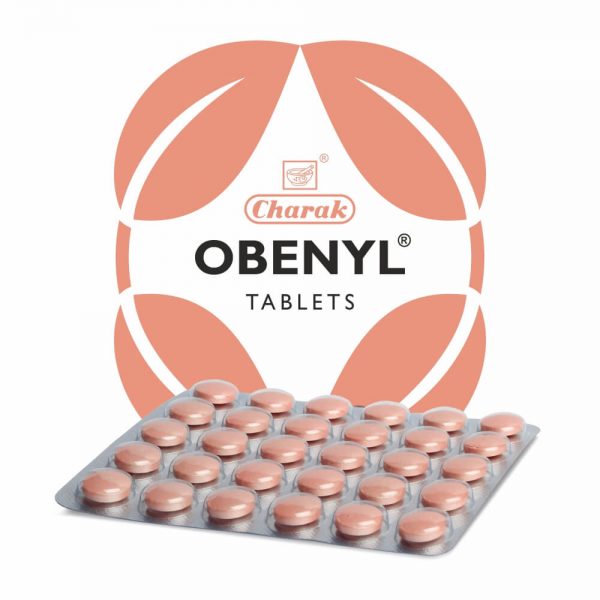 OBENYL Tablets, Charak (ОБЕНИЛ, таблетки для безопасного снижения веса, Чарак), 30 таб.