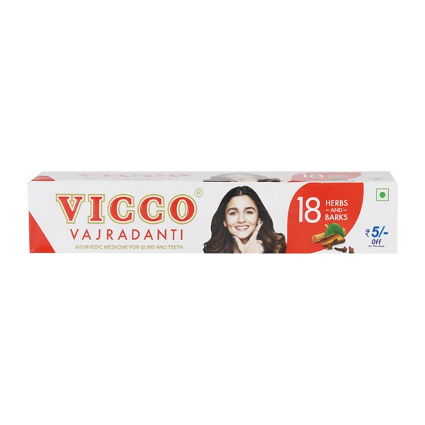 VICCO Vajradanti (Викко Ваджраданти, Аюрведическая зубная паста для зубов и десен), 50 г.