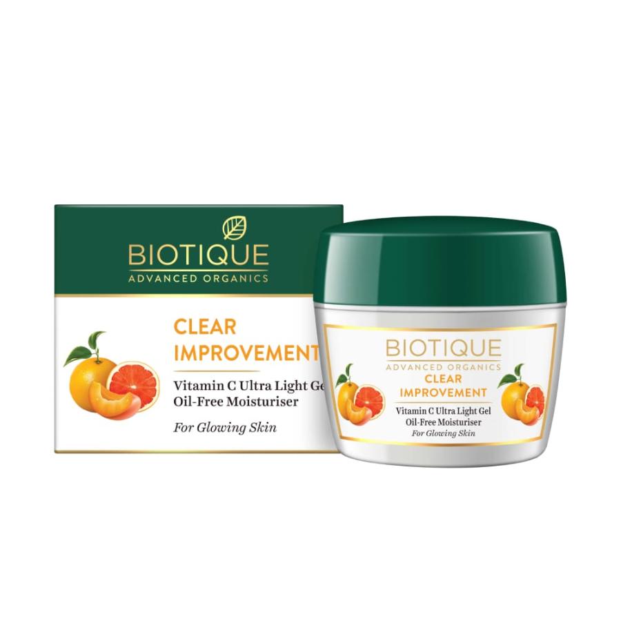 CLEAR IMPROVEMENT, Vitamin C Ultralight Gel, Biotique (ЗАМЕТНОЕ УЛУЧШЕНИЕ, Сверхлегкий безмаслянный увлажняющий ГЕЛЬ ДЛЯ ЛИЦА с Витамином С, Для сияющей кожи, Биотик), 175 г.