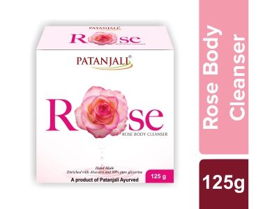 ROSE Body Cleanser, Patanjali (РОЗА, Натуральное мыло, Патанджали), 125 г.