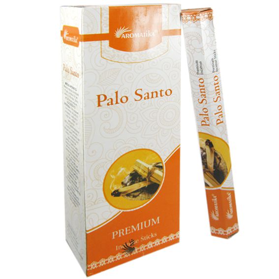 Aromatika PALO SANTO Incense Sticks (ПАЛО САНТО ароматические палочки, Ароматика), шестигранник, 20 г.