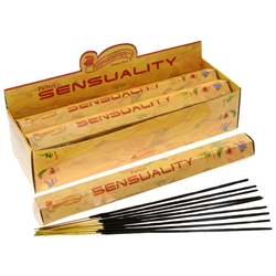 Tulasi SENSUALITY Aromatherapy Incense Sticks, Sarathi (Туласи благовония ЧУВСТВЕННОСТЬ, Саратхи), уп. 20 палочек.