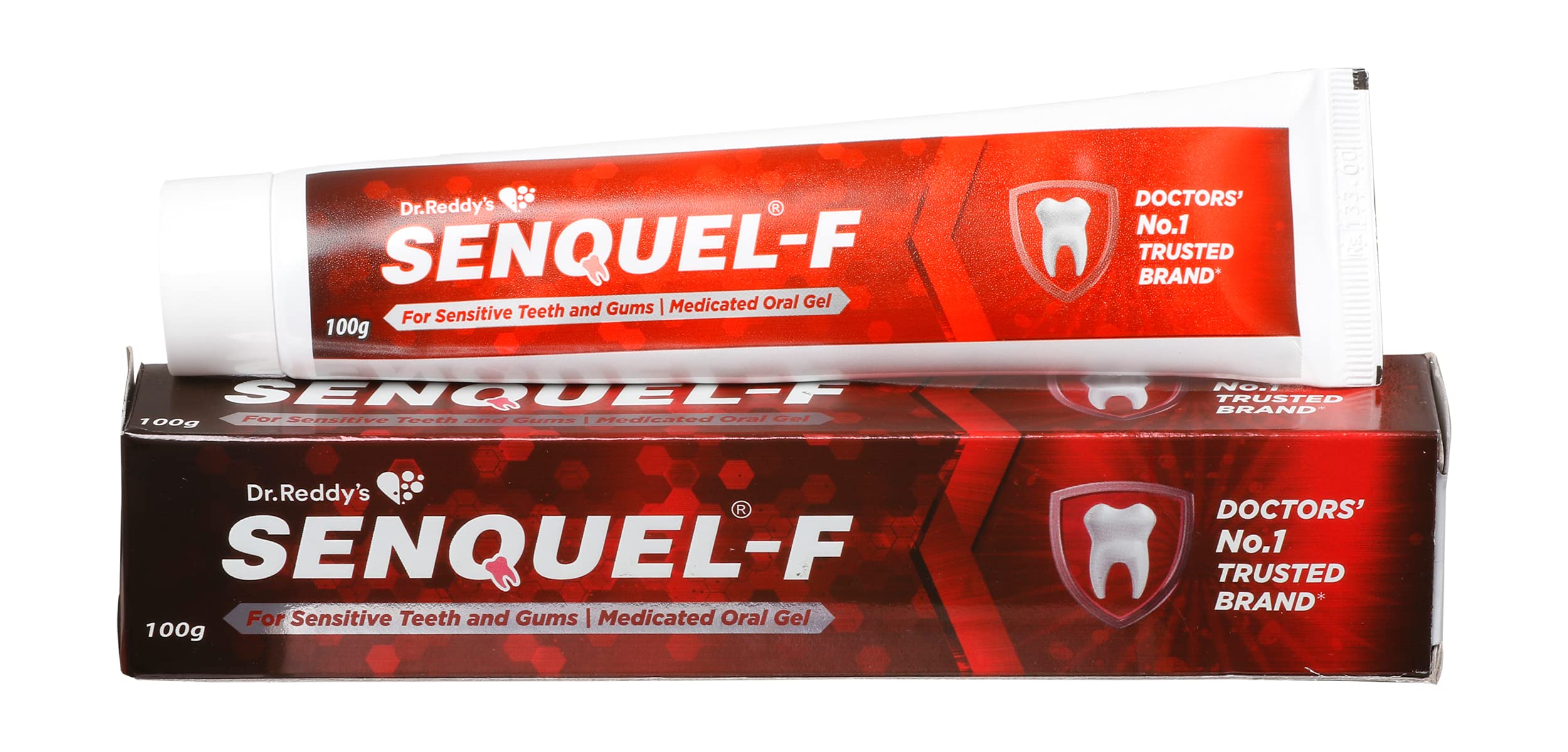 SENQUEL-F Gel, Dr. Reddy's (Гель СЕНКВЕЛ-Ф, для чувствительных зубов и десен), 100 г.