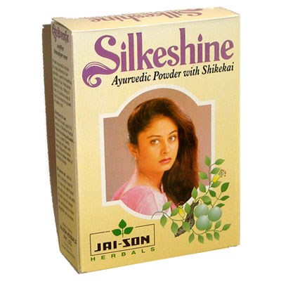 SILKESHINE Jai-Son (СИЛКШАЙН Аюрведический порошок с Шикакай для мытья волос), 25 г.