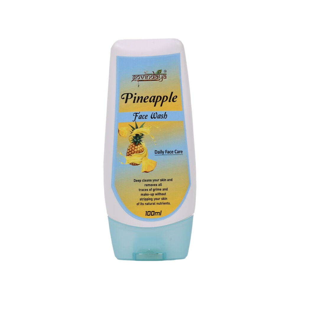 PINEPPLE Face Wash, Govindaya (АНАНАС средство для умывания, Говиндая), 100 мл.