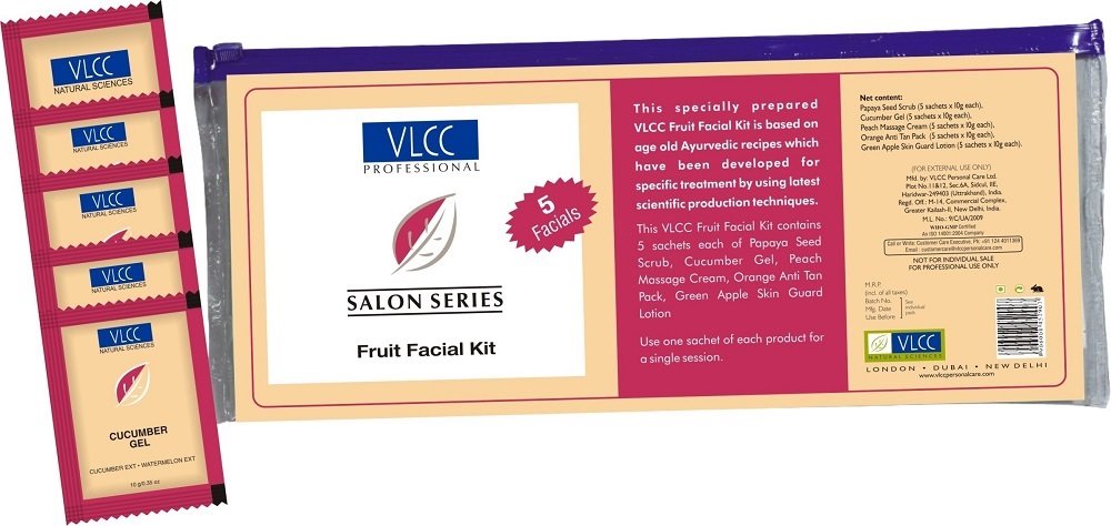 FRUIT Facial Kit, VLCC (ФРУКТОВЫЙ набор для лица), 300 г. - СРОК ГОДНОСТИ ПО ОКТЯБРЬ 2023 ГОДА