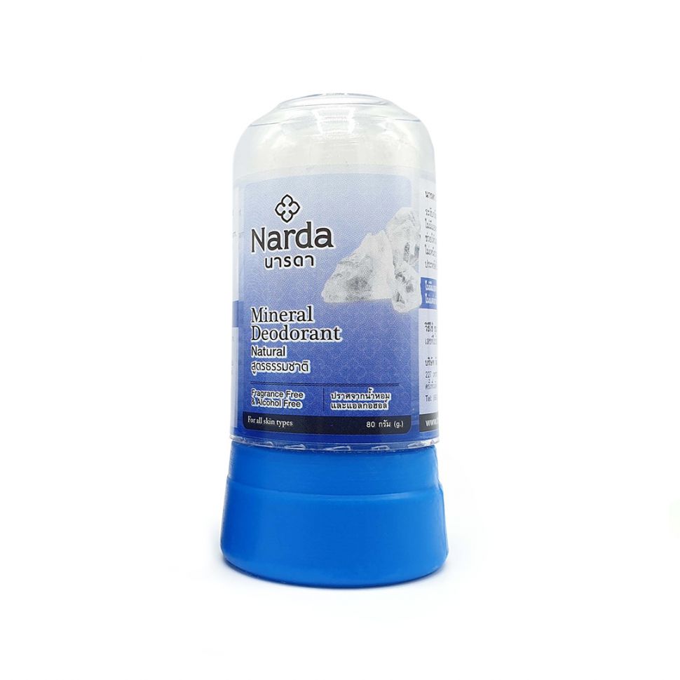 Mineral Deodorant NATURAL, Narda (Дезодорант кристаллический НАТУРАЛЬНЫЙ, Нарда), 80 г.