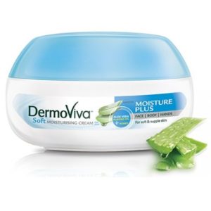 DermoViva MOISTURE PLUS Soft Moisturising Cream, Dabur (ДермоВива УВЛАЖНЕНИЕ ПЛЮС Мягкий увлажняющий крем для лица, тела и рук, Дабур), 140 мл.