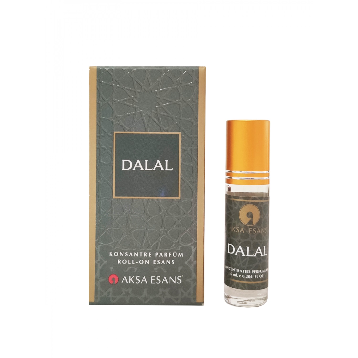 DALAL Concentrated Perfume Oil, Aksa Esans (ДАЛАЛ турецкие роликовые масляные духи, Акса Эсанс), 6 мл.