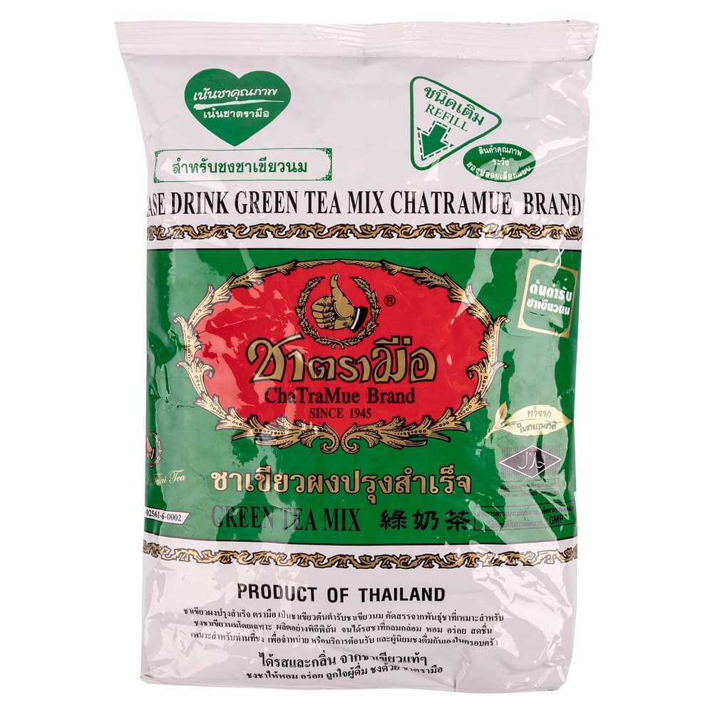 GREEN TEA MIX, Chatramue Brand (Тайский молочный ИЗУМРУДНЫЙ ЗЕЛЁНЫЙ ЧАЙ), 200 г.