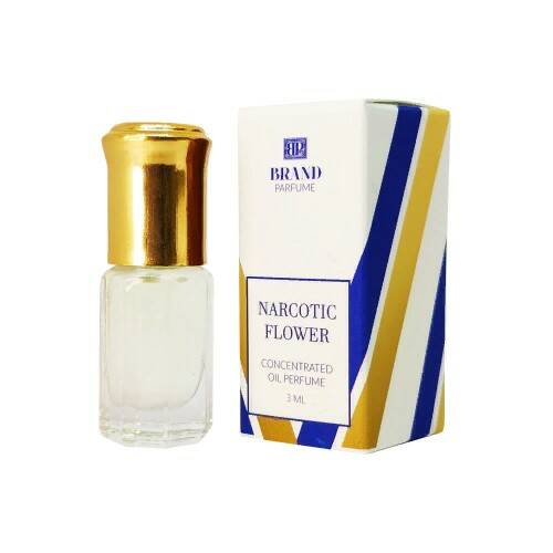 NARCOTIC FLOWER Concentrated Oil Perfume, Brand Perfume (НАРКОТИК ФЛОВЕР Концентрированные масляные духи), ролик, 3 мл.