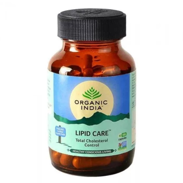 LIPID CARE Total Cholesterol Care, Organic India (ЛИПИД КЕА, контроль холестерина, Органик Индия), 60 капс.