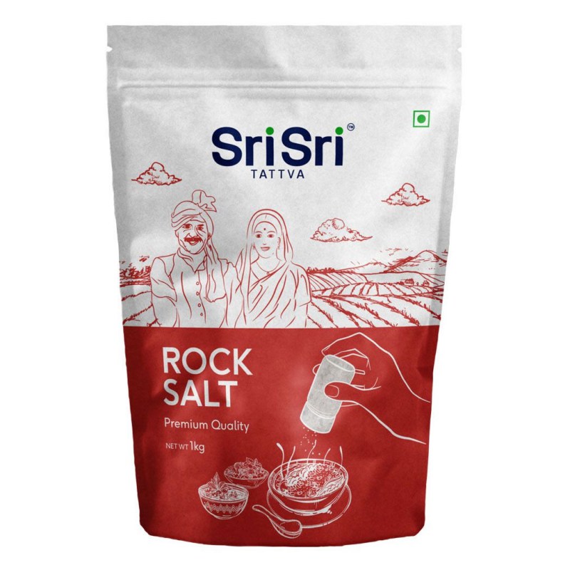 ROCK SALT Premium Quality, Sri Sri Tattva (СОЛЬ КАМЕННАЯ Премиум качество, Шри Шри Таттва), 1 кг.