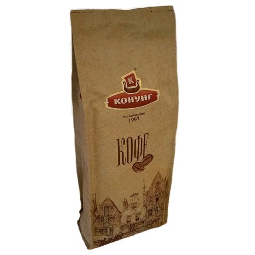 Кофе в зёрнах КОНГО БОРД ЛАК арабика, среднеобжаренный, Конунг, 1 кг.